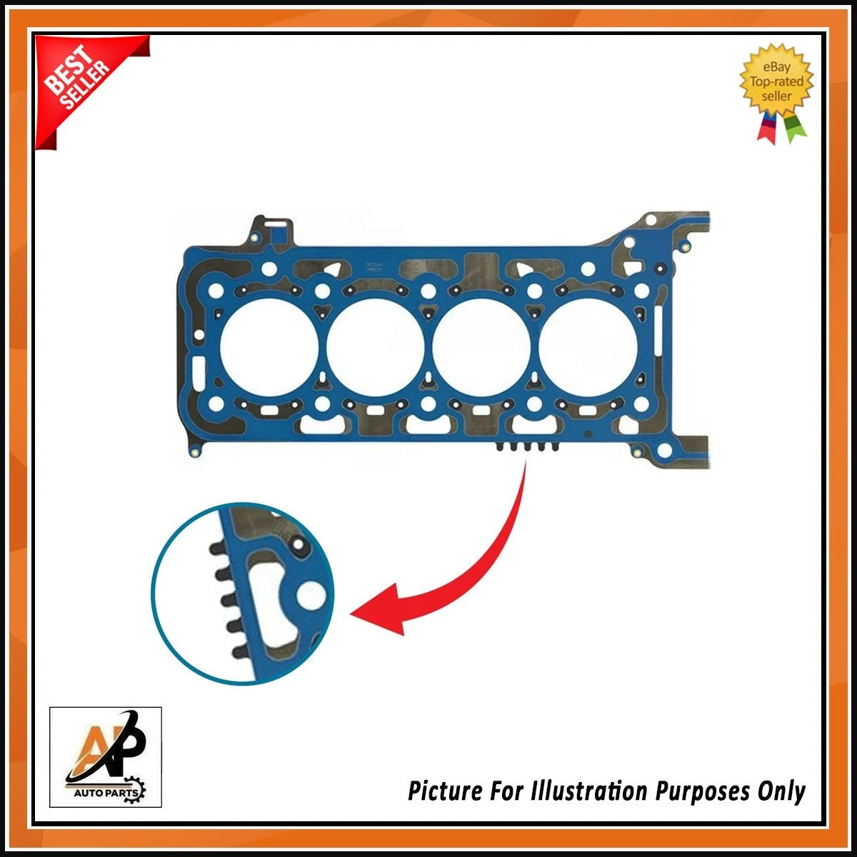Cylinder Head Gasket Set OEM Replacement for Ford Transit 2.0 EcoBlue (2019–2023)