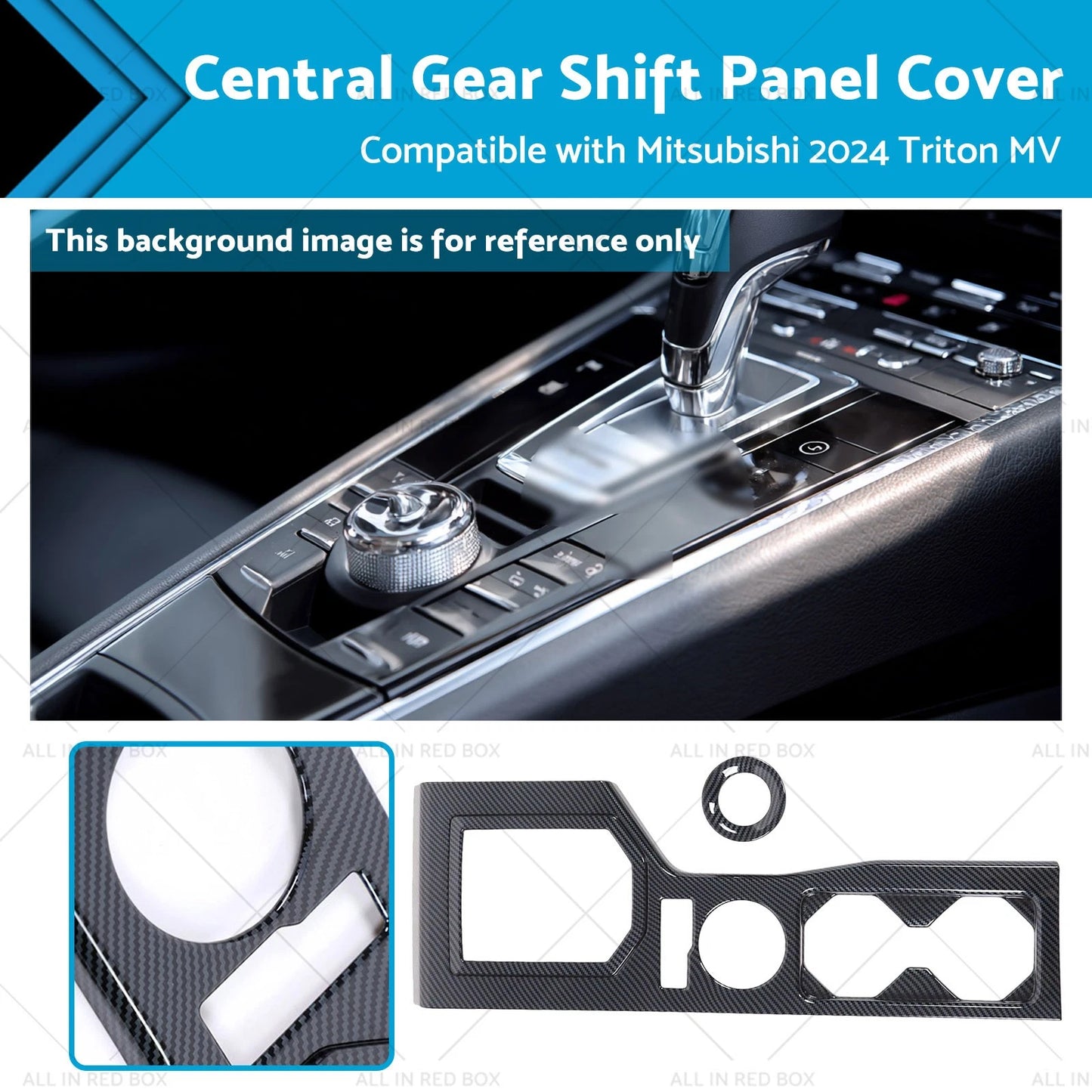 Gear Shift Panel Cover for Mitsubishi Triton MV GSR GLS (2024)