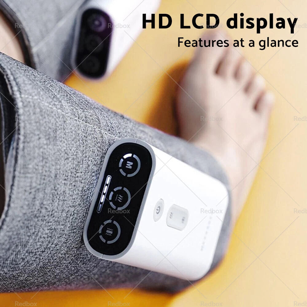 Heated Air Compression Leg Massager for Circulation - Foot Massage