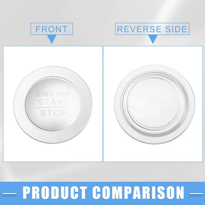 3 x Media Audio Volume Switch Knob Covers for Honda Civic (2022-2023) Silver