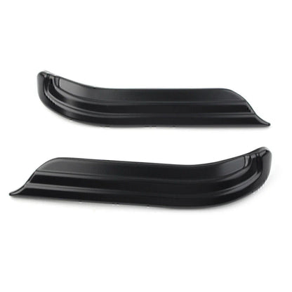 Black Louvered Swingarm Covers for Harley Touring Dresser (2009-2020)