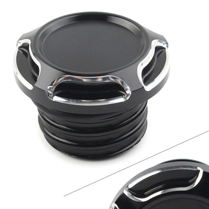CNC Cut Vented Gas Cap for Harley Dyna Softail