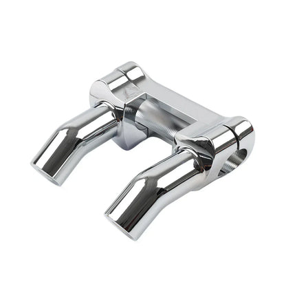 3.5" Chrome Handlebar Risers Clamp for Harley Dyna Softail Sportster