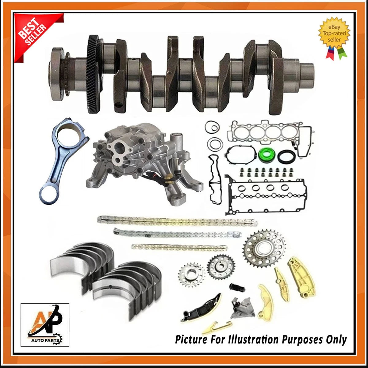 Crankshaft Engine Rebuild Kit for Range Rover 2.0 D 204DTA (2012–2019)