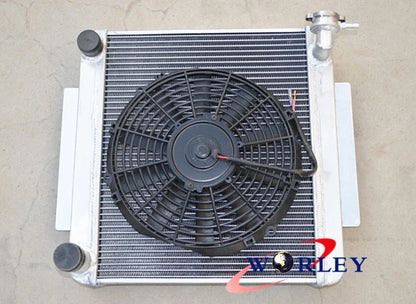 3 Row Aluminum Radiator + Fan for Toyota Celica GT TA22/TA23 (1973-1978)