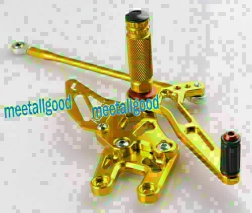 Rearset Rear Set for Kawasaki Ninja ZX10R (2004-2005) Gold Motorcycle