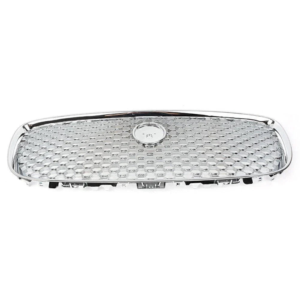Front Upper Bumper Mesh Grille for Jaguar XF XFR (2016-2020) Chrome