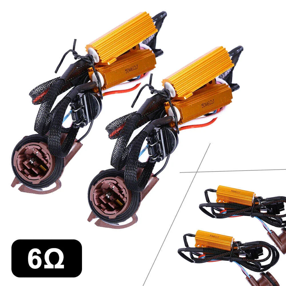 3157 LED Front Turn Signal Load Resistor Adapter for Car (No Hyper Flash)