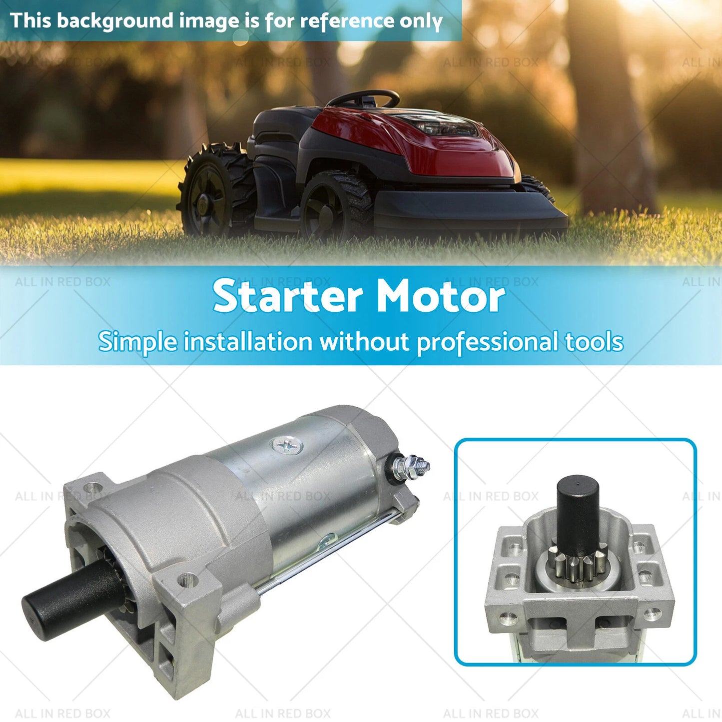 Starter Motor for Toro Titan & Timecutters Mowers (2010-2023)