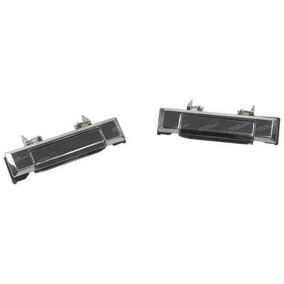 External Front LH + RH Set Chrome Door Handle Set for Landcruiser HZJ75 FZJ75