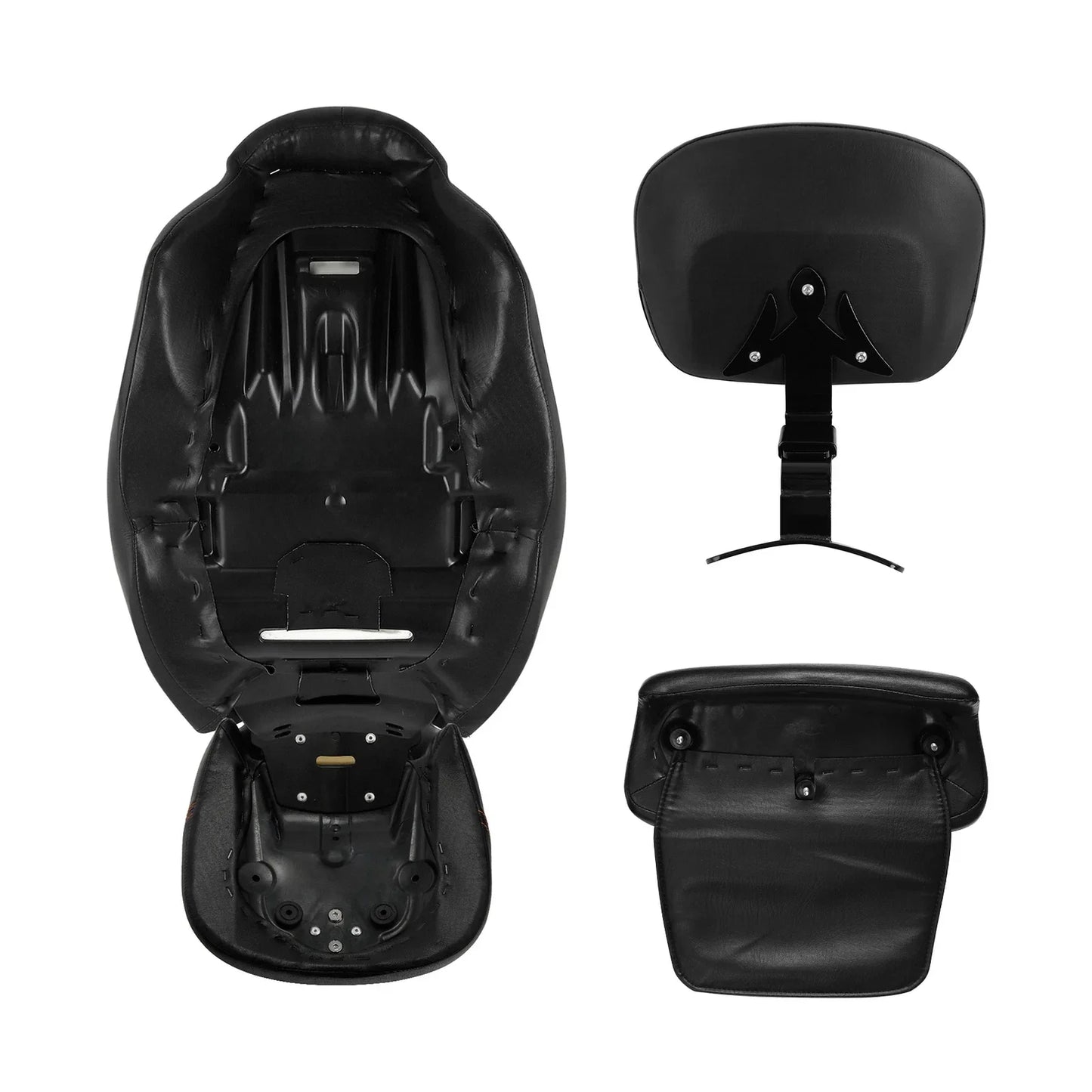 Seats Backrest for Harley Road Street Glide (2014-2023) Black