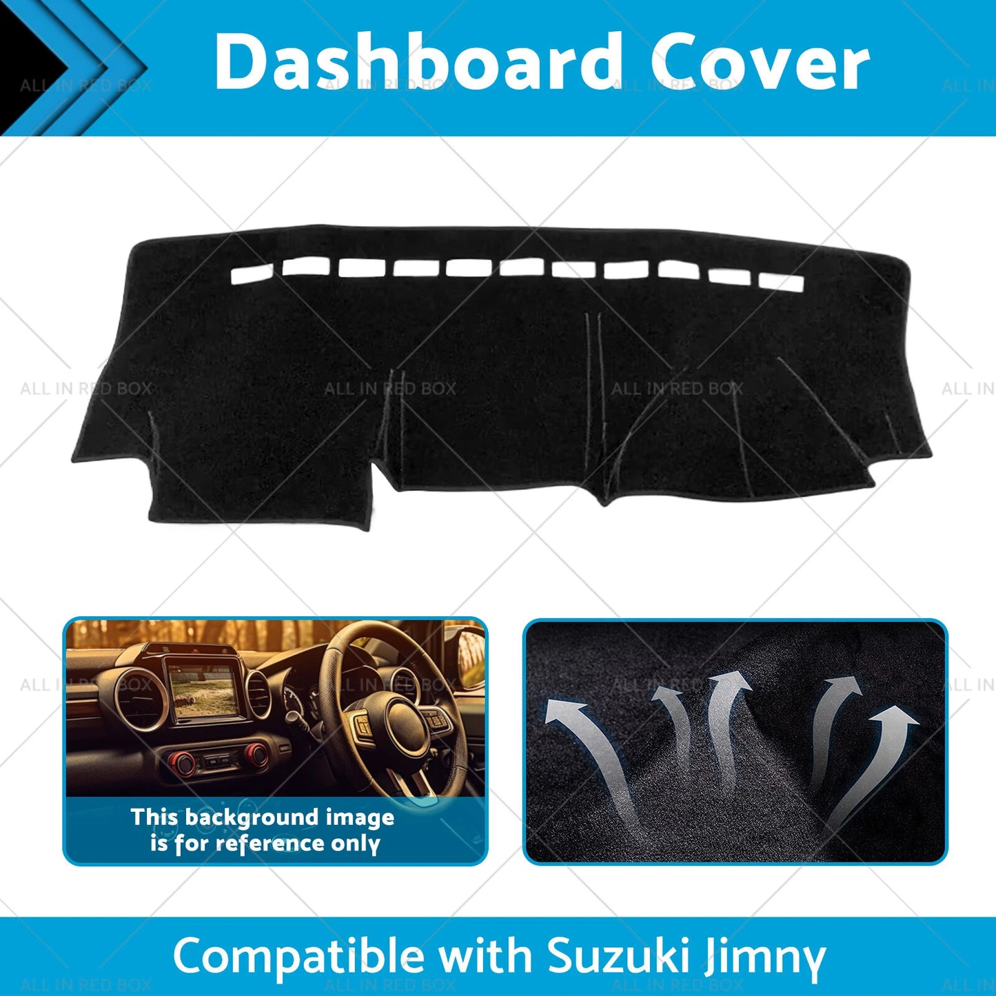 RHD Dashboard Cover for Suzuki Jimny (1998-2018)