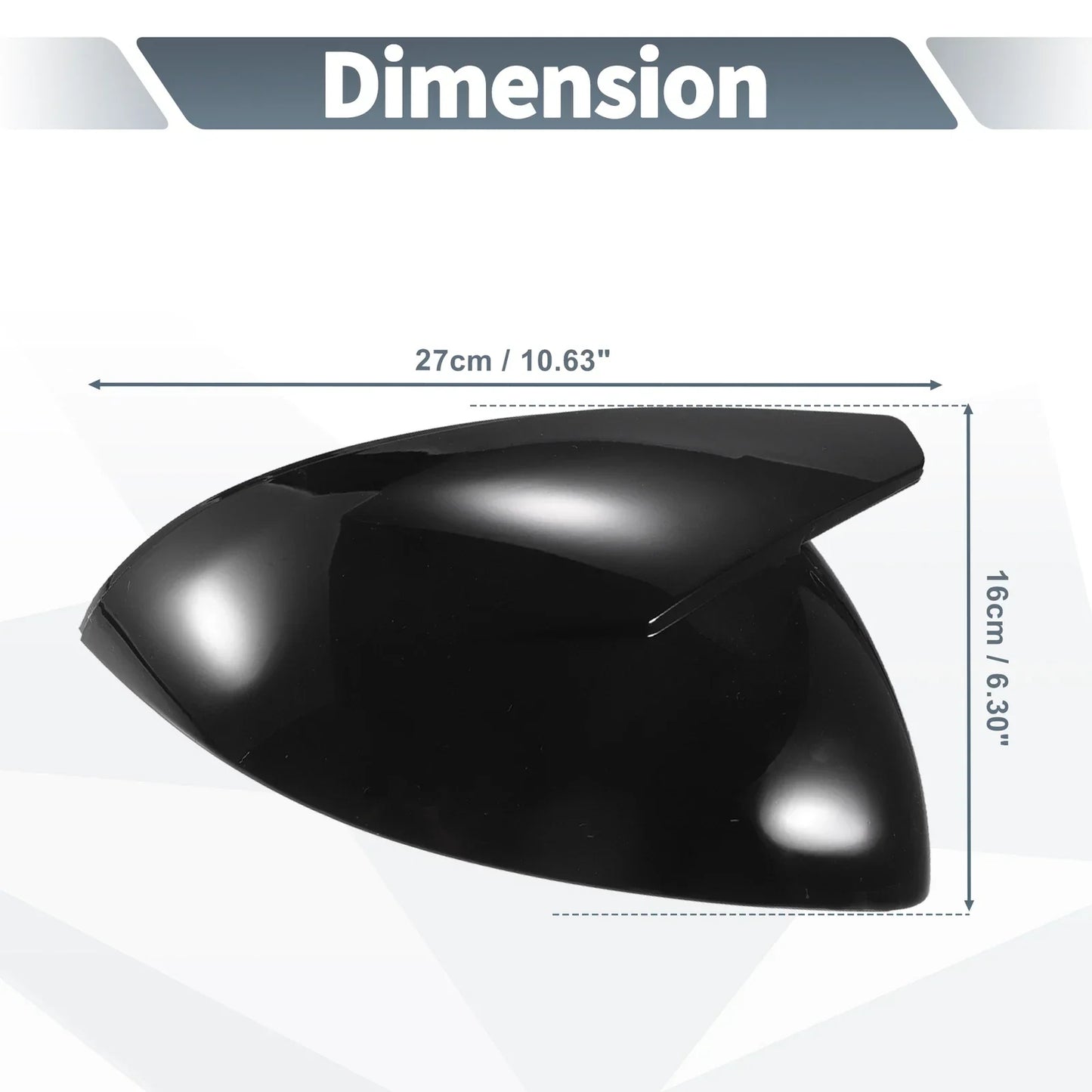 Rearview Mirror Cover Cap Gloss Black for Mercedes-Benz C-Class W206 (2022)
