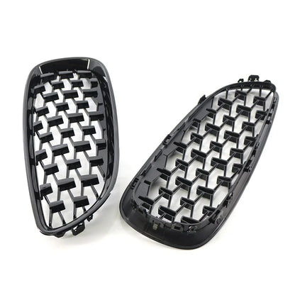 Upper Bumper Mesh Grille Pair for BMW Z4 (2009-2016)