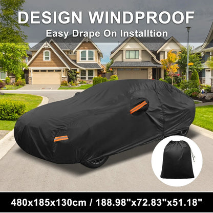 Waterproof 210D-PU Car Cover for Hyundai Elantra Sedan (2011-2023)