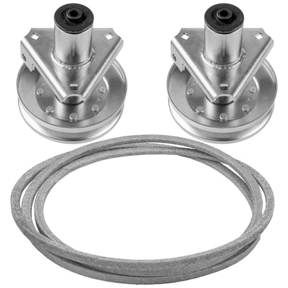 Deck Spindle Belt Kit for John Deere LT133 LT150 LT155 LT160 LT166 (38")