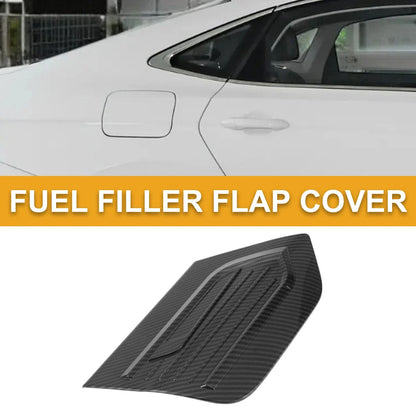 Fuel Tank Door Cap for Honda Fit 2021-2025 Gas Tank Flap Carbon Fiber Black