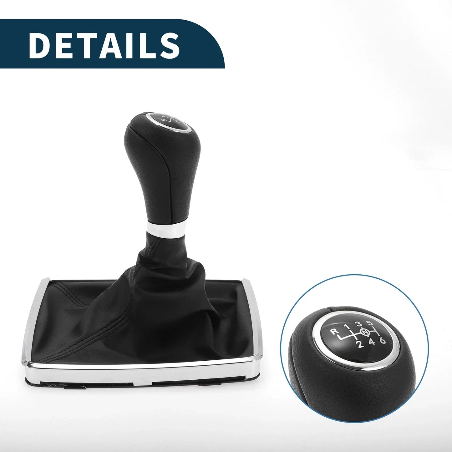 6 Speed Gear Shifter Knob & Cover for Mercedes-Benz C-Class (2007-2021)