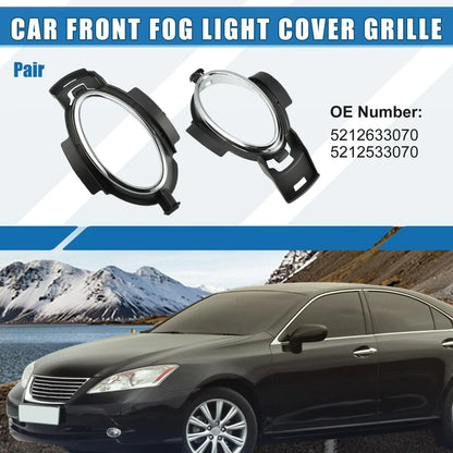 Front Fog Light Grille Cover Trim 2 x for Lexus ES350 (2007-2012)