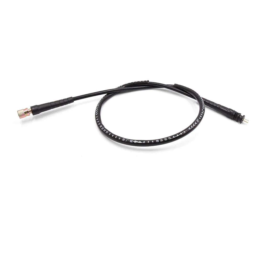 Black Rubber Coated Motorcycle Drum Brake Speedometer Cable for Honda CM125