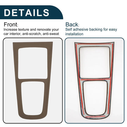 Center Console Panel Sticker for Mercedes-Benz GLA GLB EQA EQB Deep Brown