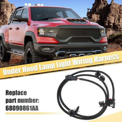 Under Hood Lamp Light Wiring Harness for Dodge Ram (2012-2017)