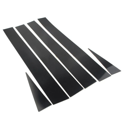 6 x Door Trim Covers for Toyota Sienna (2004-2010) Black