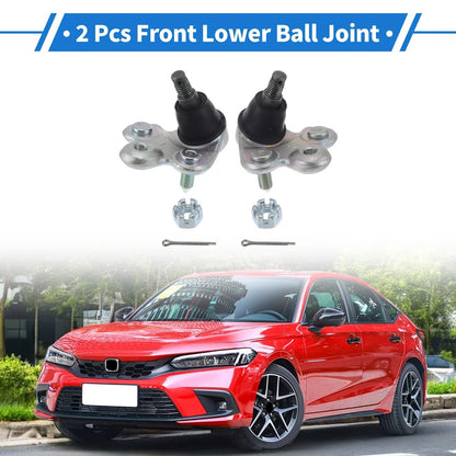2 x Front Lower Ball Joints for Honda Civic (2006-2011)