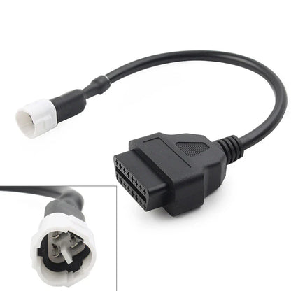 3Pin to 16Pin OBD2 Diagnostic Scanner Adapter Cable for YAMAHA YZF-R125, MT-125
