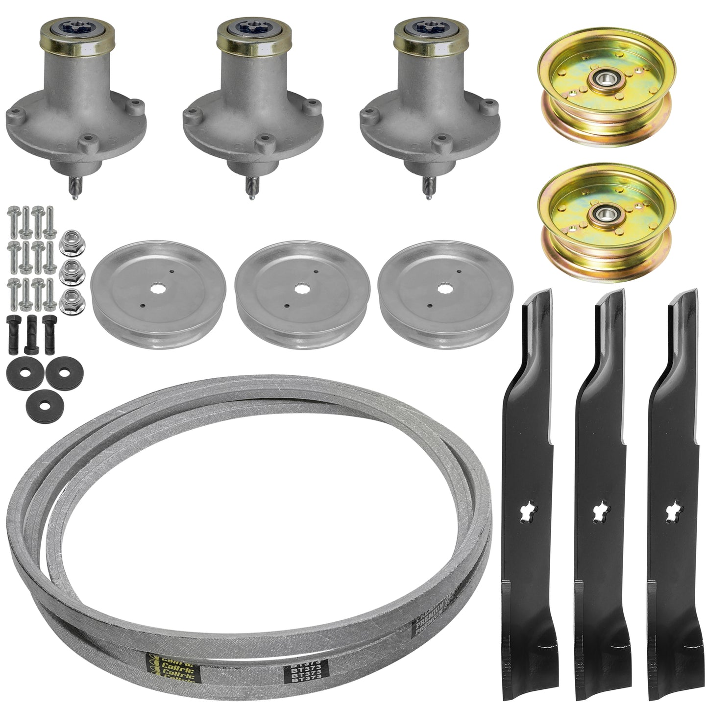 Deck Spindle Pulley Belt Kit for Husqvarna Dixon (48 Inch) (2000–2010)