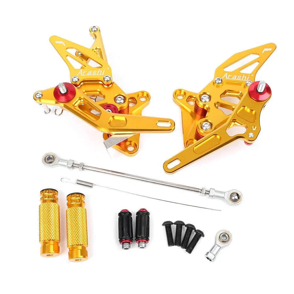 CNC Rearset Footpeg Rest Pedal for Suzuki GSXR 1300 Hayabusa (1999-2018)