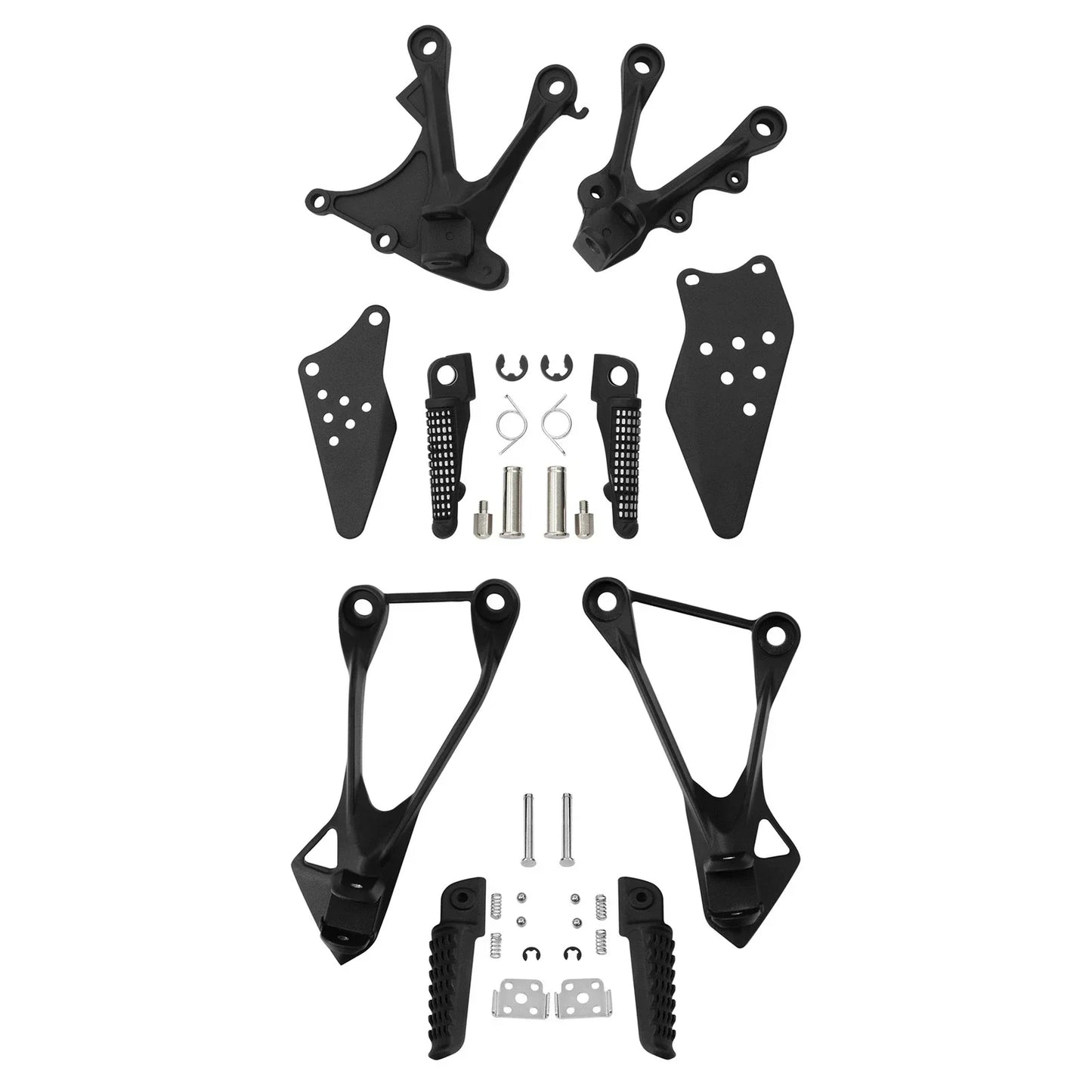Driver & Passenger Footrests Pegs for Kawasaki Ninja ZX6R (2005-2008)