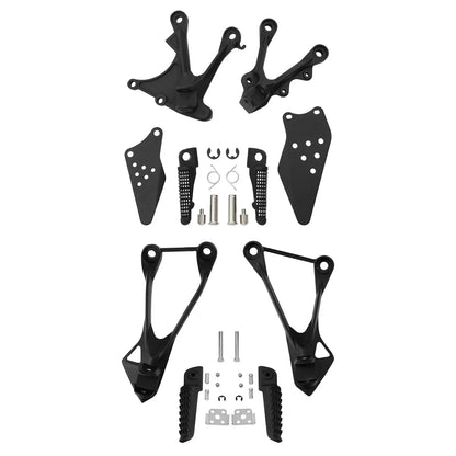 Driver & Passenger Footrests Pegs for Kawasaki Ninja ZX6R (2005-2008)