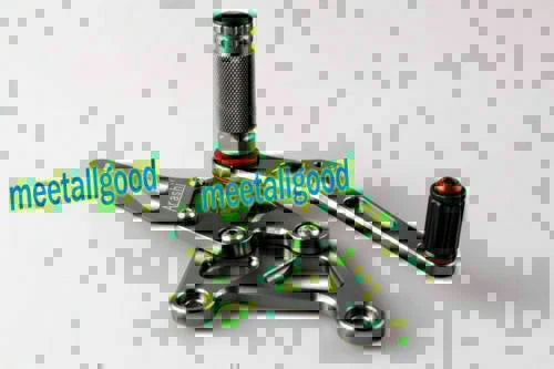 Grey Rearset Foot Pegs for Honda CBR 250R (2010-2014)