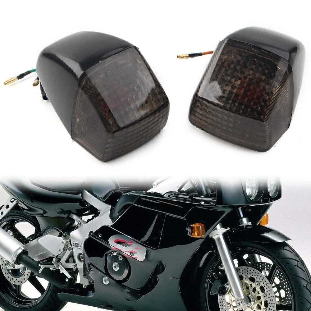 LED Turn Signal Light Smoke Lens for HONDA CBR250RR MC22 (1990-1996)