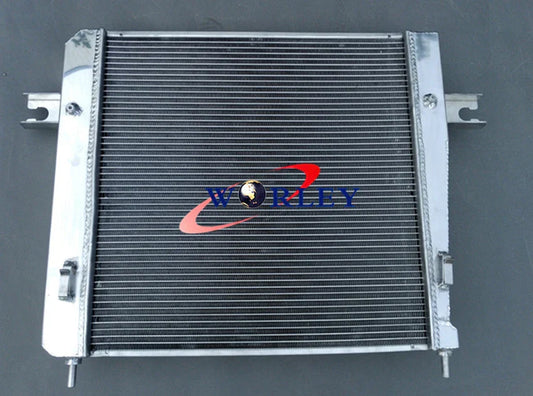 Aluminum Radiator & Fan for Jeep Cherokee Liberty KJ 3.7L V6 (2001-2008)
