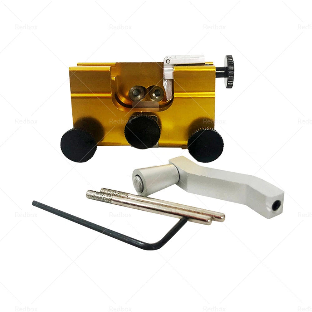 Chainsaw Sharpener Jig with Sharpening Heads - Portable for Manual Use