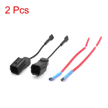 2 x Plastic Car Horn Speaker Adapter Wiring Harness for Honda