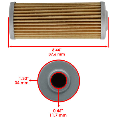 Caltric Fuel Filter Replacement for John Deere 4300 4310 4400 4410 (2008–2020)