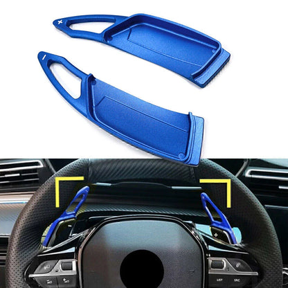 Alu Steering Wheel Paddle Shifter Extensions for Peugeot 3008 5008 GT (17-19)
