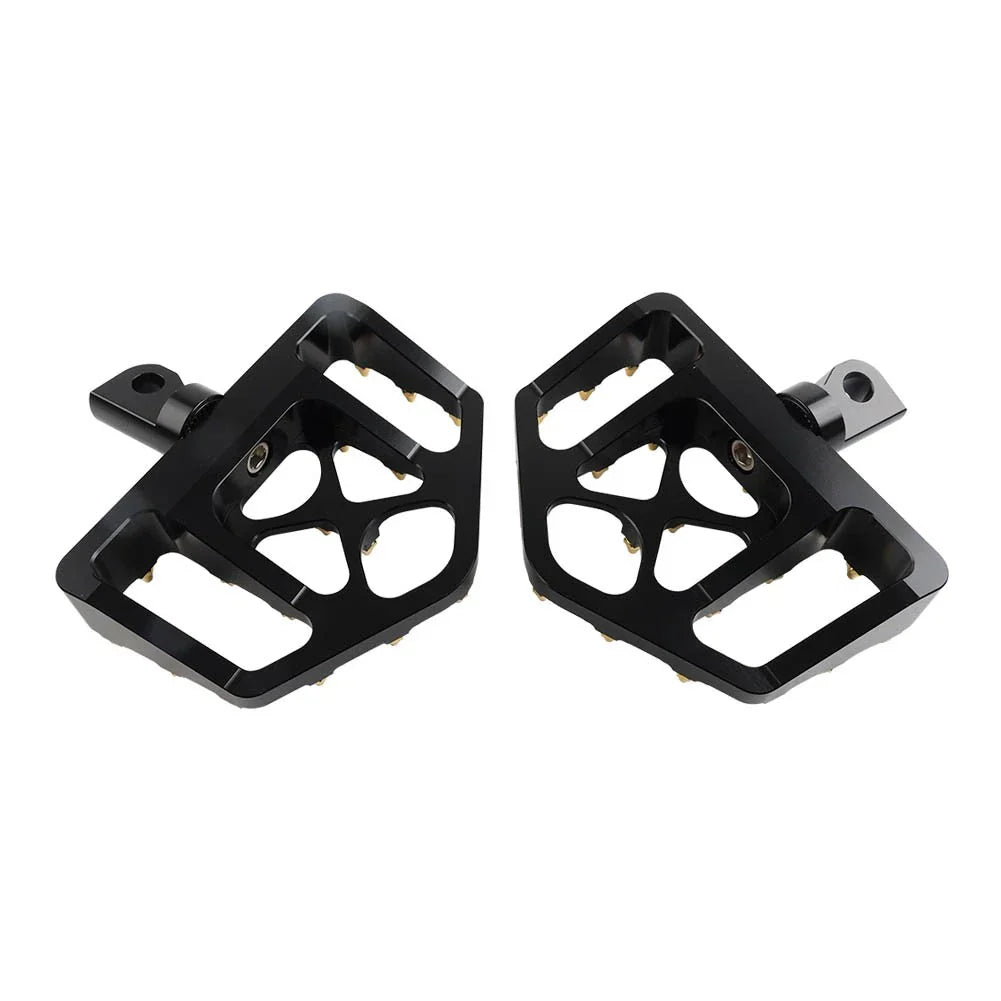 Wide MX Style Footpegs for Harley Touring Sportster Softail Dyna