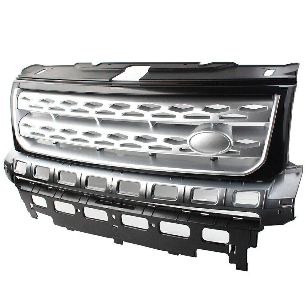 ABS Silver Front Grille Bumper Mesh for Land Rover Freelander 2 (2010-2016)
