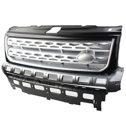 ABS Silver Front Grille Bumper Mesh for Land Rover Freelander 2 (2010-2016)