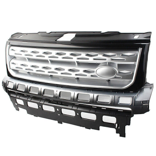 ABS Silver Front Grille Bumper Mesh for Land Rover Freelander 2 (2010-2016)