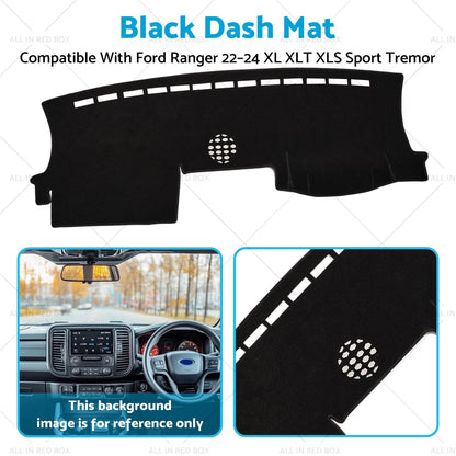 Dashboard Cover Mat for Ford Ranger (2022-2024)