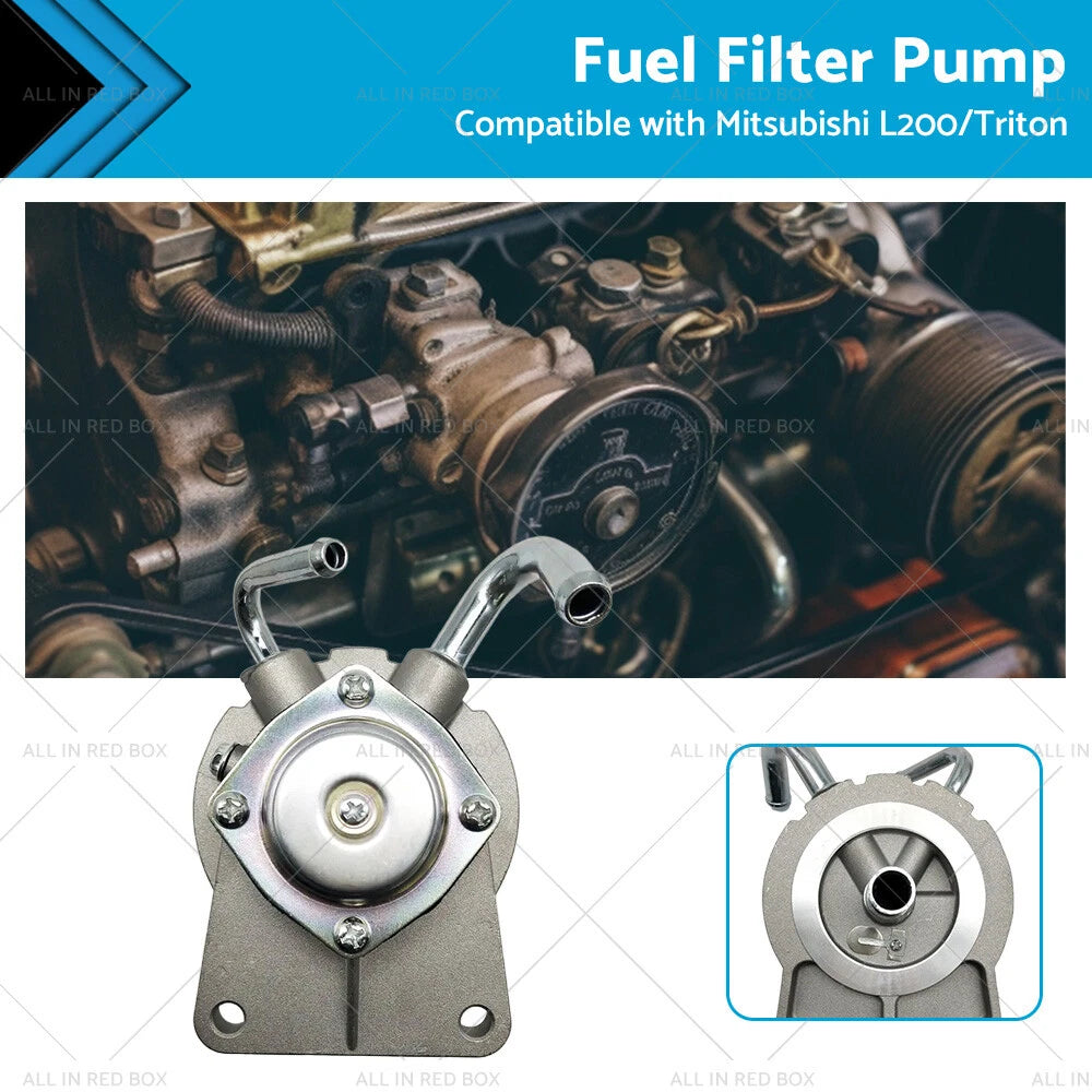 Diesel Fuel Filter Primer Pump for Mitsubishi Triton ML MN (2005-2015)