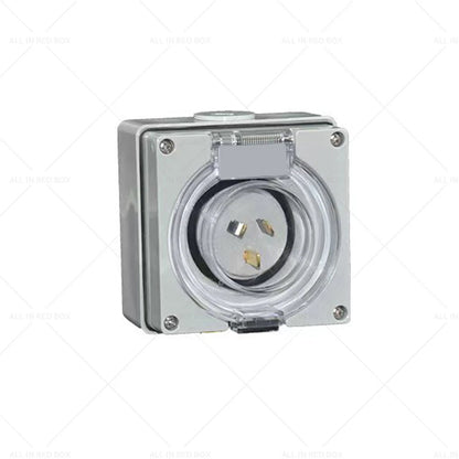 15A 3-Pin Power Inlet Socket for Caravan Motor Home RV (250V)
