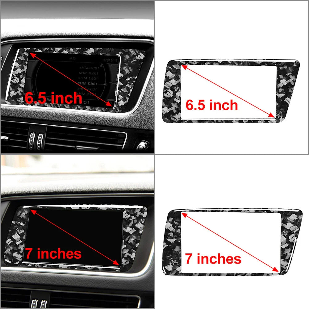 7inch GPS Navigation Screen Panel Frame Cover for Audi Q5 SQ5 (2009-2023)
