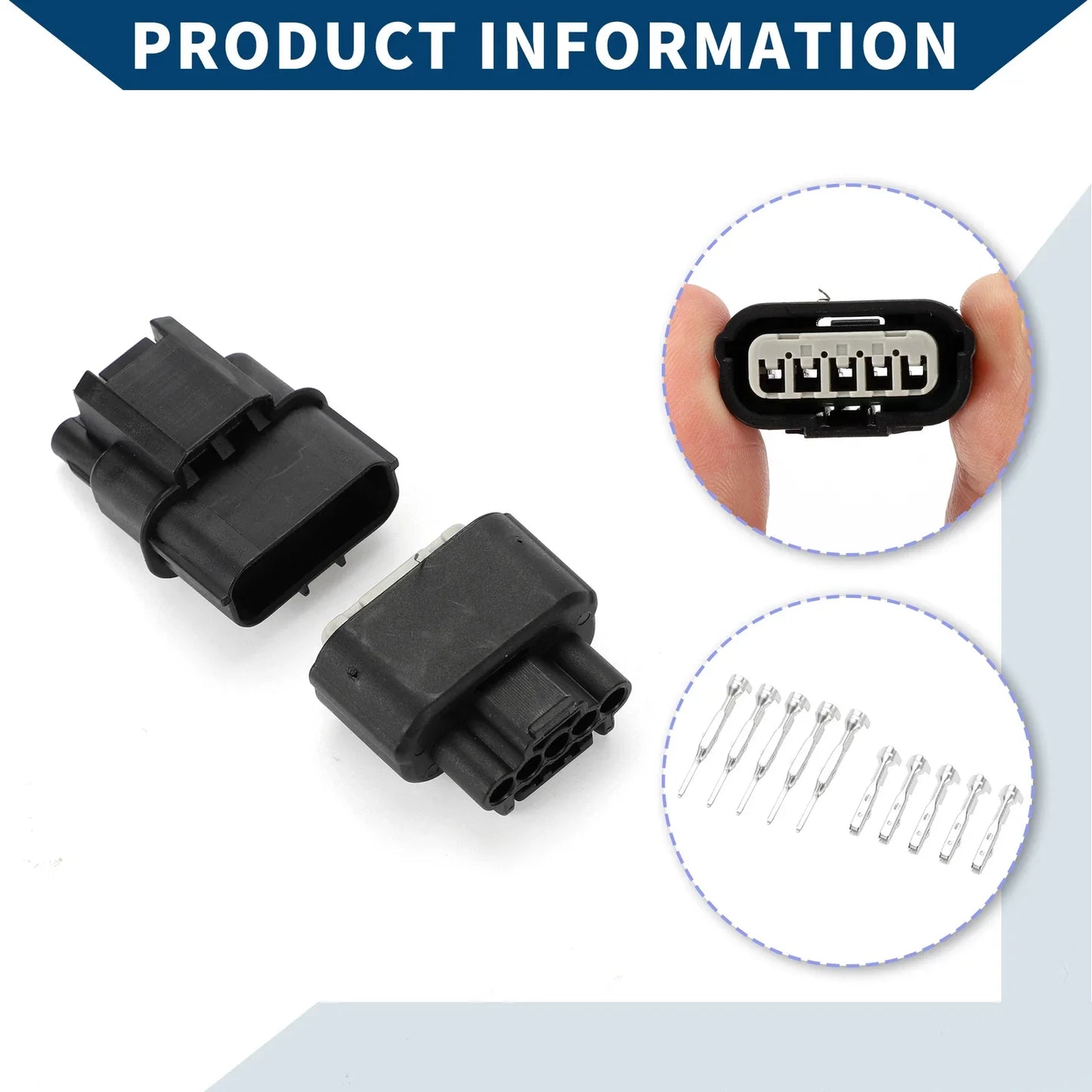 5 Pin Mass Air Flow Sensor Connector Plug for Honda FK2 FK8 (2016-2021)