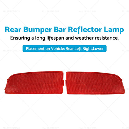 Rear Bumper Bar Reflector Lamp for Mercedes Benz Sprinter (2006-2018)